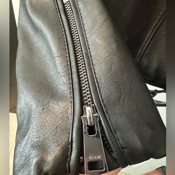 EUC Eloidie Faux Leather Motorcycle Jacket - Picture 5 of 8